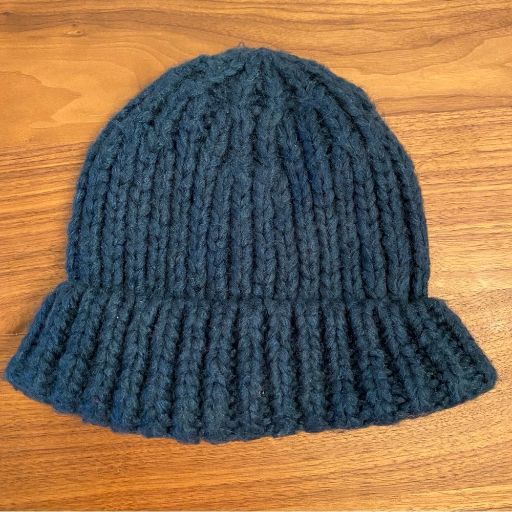 Lucky Brand Chunky Knit Beanie - Navy